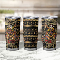 Niue Christmas Tumbler Cup Santa Riding Coconut Crab DT05 - Polynesian Pride