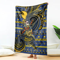 Tokelau Christmas Blanket Santa Riding Sea Turtle