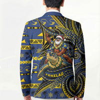 Tokelau Christmas Blazer Santa Riding Sea Turtle