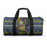 Tokelau Christmas Duffle Bag Santa Riding Sea Turtle DT05 One size Navy - Polynesian Pride