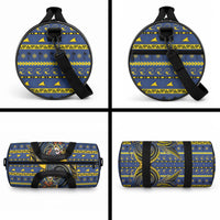 Tokelau Christmas Duffle Bag Santa Riding Sea Turtle DT05 - Polynesian Pride
