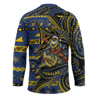 Tokelau Christmas Hockey Jersey Santa Riding Sea Turtle DT05 - Polynesian Pride