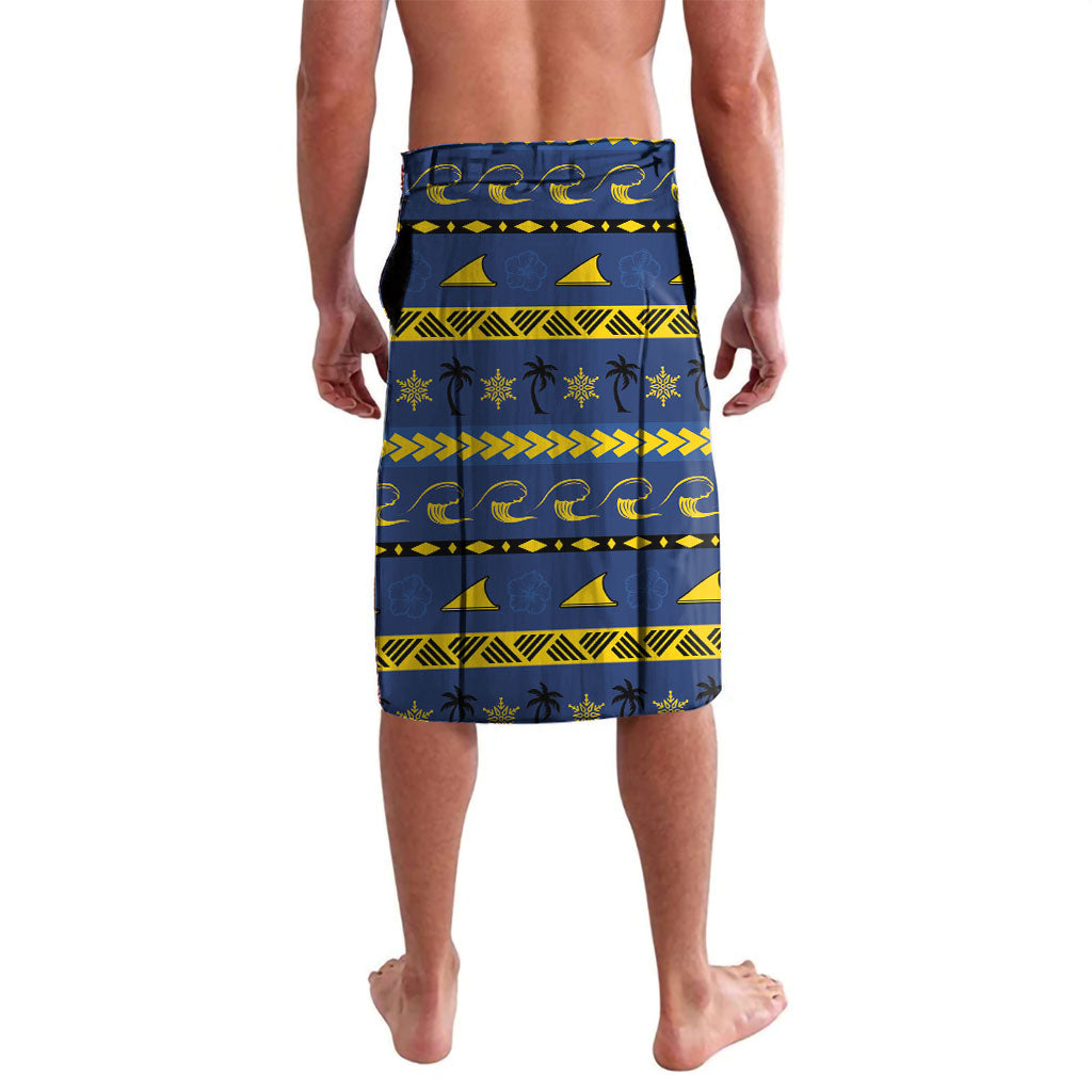 Tokelau Christmas Lavalava Santa Riding Sea Turtle