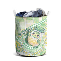 Hawaii Pineapple Laundry Basket Cute Cosplay Turtle Plumeria Spiral DT05 - Polynesian Pride