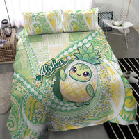 Hawaii Pineapple Bedding Set Cute Cosplay Turtle Plumeria Spiral DT05 - Polynesian Pride