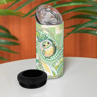 Hawaii Pineapple 4 in 1 Can Cooler Tumbler Cute Cosplay Turtle Plumeria Spiral DT05 - Polynesian Pride