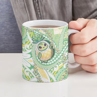 Hawaii Pineapple Ceramic Mug Cute Cosplay Turtle Plumeria Spiral DT05 - Polynesian Pride
