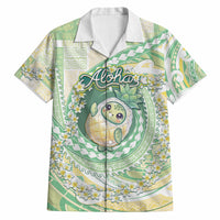 Hawaii Pineapple Hawaiian Shirt Cute Cosplay Turtle Plumeria Spiral DT05 Mint - Polynesian Pride