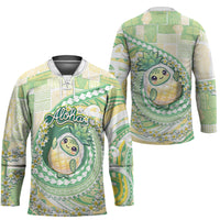 Hawaii Pineapple Hockey Jersey Cute Cosplay Turtle Plumeria Spiral DT05 - Polynesian Pride