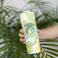 Hawaii Pineapple Skinny Tumbler Cute Cosplay Turtle Plumeria Spiral DT05 - Polynesian Pride