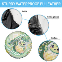 Hawaii Pineapple Spare Tire Cover Cute Cosplay Turtle Plumeria Spiral DT05 - Polynesian Pride