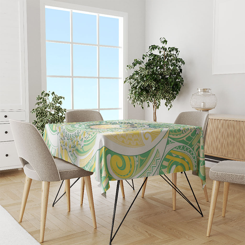 Hawaii Pineapple Tablecloth Cute Cosplay Turtle Plumeria Spiral DT05 - Polynesian Pride