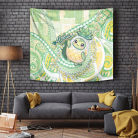 Hawaii Pineapple Tapestry Cute Cosplay Turtle Plumeria Spiral DT05 Mint - Polynesian Pride