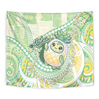 Hawaii Pineapple Tapestry Cute Cosplay Turtle Plumeria Spiral DT05 - Polynesian Pride