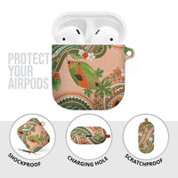 Hawaii Papaya AirPods Case Cute Cosplay Humuhumu Fish Plumeria Waves DT05 - Polynesian Pride