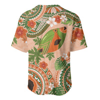 Hawaii Papaya Baseball Jersey Cute Cosplay Humuhumu Fish Plumeria Waves DT05 - Polynesian Pride