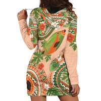 Hawaii Papaya Hoodie Dress Cute Cosplay Humuhumu Fish Plumeria Waves DT05 - Polynesian Pride