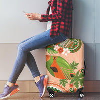 Hawaii Papaya Luggage Cover Cute Cosplay Humuhumu Fish Plumeria Waves DT05 - Polynesian Pride