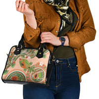 Hawaii Papaya Shoulder Handbag Cute Cosplay Humuhumu Fish Plumeria Waves DT05 - Polynesian Pride
