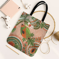 Hawaii Papaya Tote Bag Cute Cosplay Humuhumu Fish Plumeria Waves DT05 Black Strap One Size Orange - Polynesian Pride