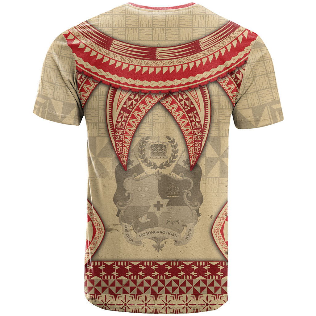 Tonga Language Week T Shirt Tribal Cross Ngatu Floral Pattern