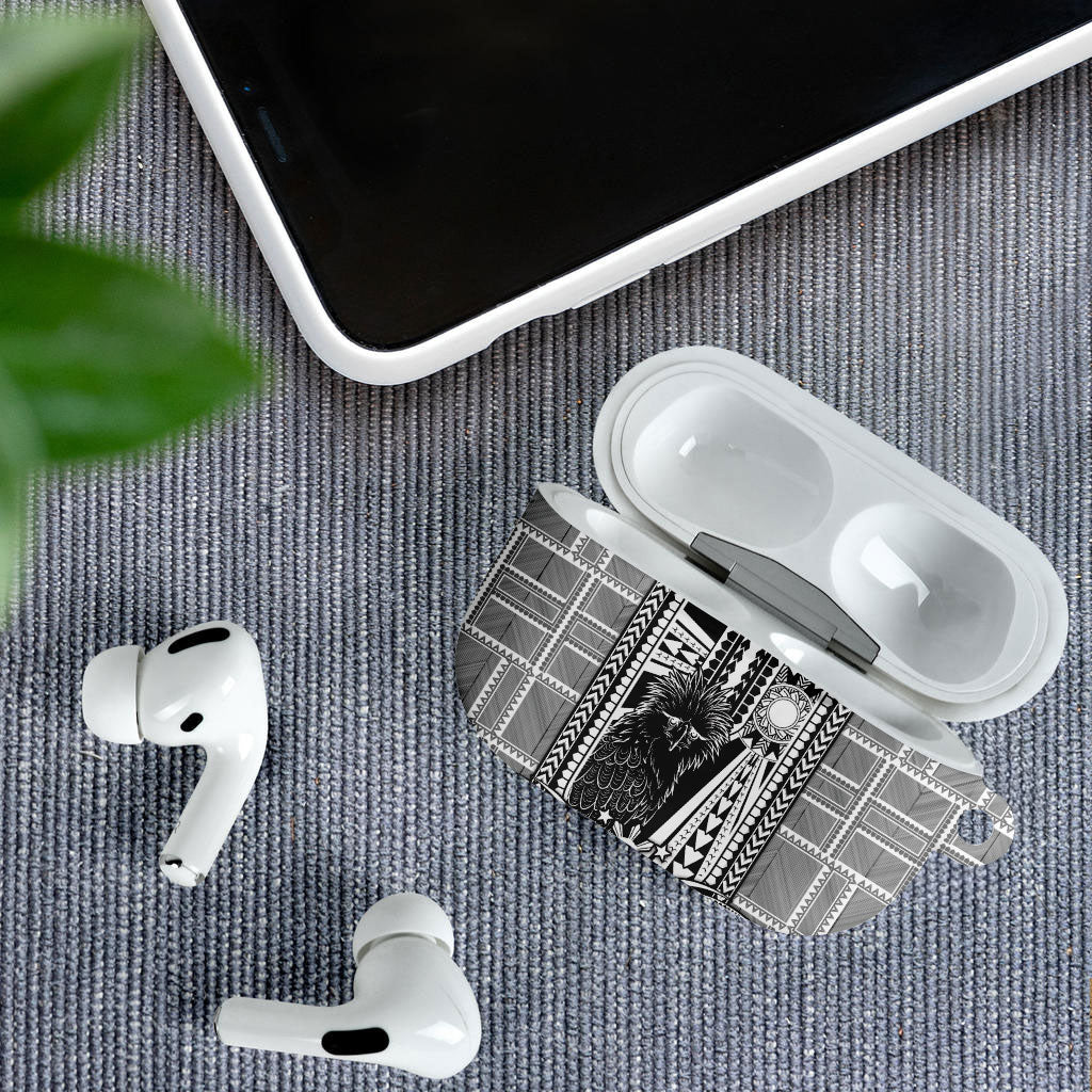 Mabuhay Philippines Festival AirPods Case Philippine Eagle Sun Three Stars Barong Pattern DT05 - Polynesian Pride