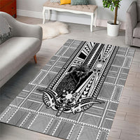 Mabuhay Philippines Festival Area Rug Philippine Eagle Sun Three Stars Barong Pattern DT05 - Polynesian Pride