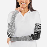 Mabuhay Philippines Festival Arm Sleeves Philippine Eagle Sun Three Stars Barong Pattern DT05 - Polynesian Pride
