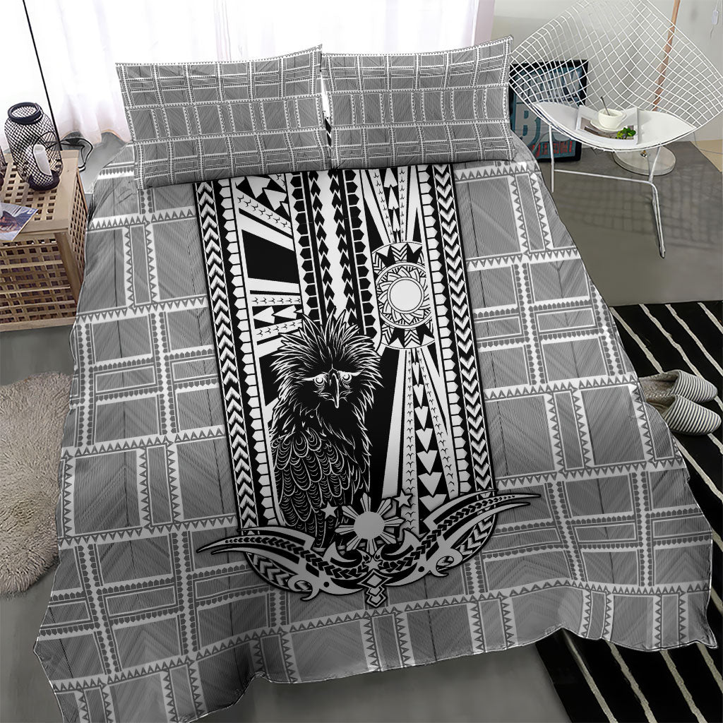 Mabuhay Philippines Festival Bedding Set Philippine Eagle Sun Three Stars Barong Pattern DT05 - Polynesian Pride