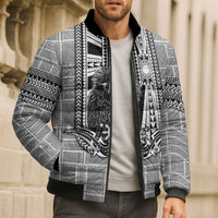 Mabuhay Philippines Festival Bomber Puffer Jacket Philippine Eagle Sun Three Stars Barong Pattern DT05 - Polynesian Pride
