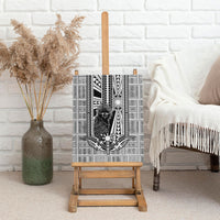 Mabuhay Philippines Festival Canvas Wall Art Philippine Eagle Sun Three Stars Barong Pattern DT05 - Polynesian Pride