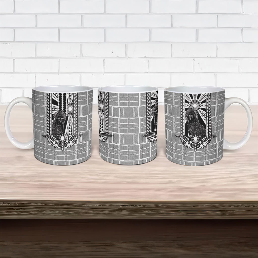 Mabuhay Philippines Festival Ceramic Mug Philippine Eagle Sun Three Stars Barong Pattern DT05 - Polynesian Pride