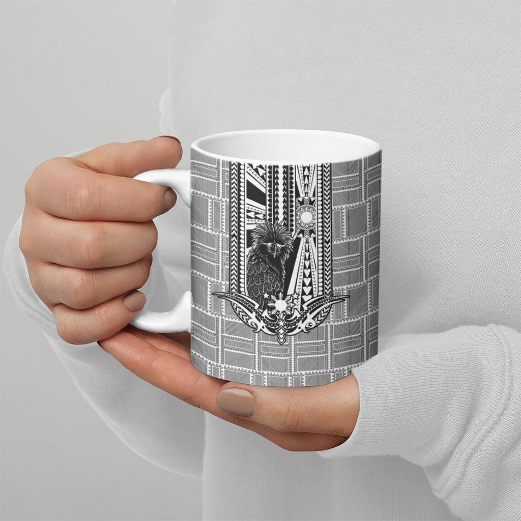 Mabuhay Philippines Festival Ceramic Mug Philippine Eagle Sun Three Stars Barong Pattern DT05 - Polynesian Pride