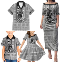 Mabuhay Philippines Festival Family Matching Puletasi and Hawaiian Shirt Philippine Eagle Sun Three Stars Barong Pattern DT05 - Polynesian Pride