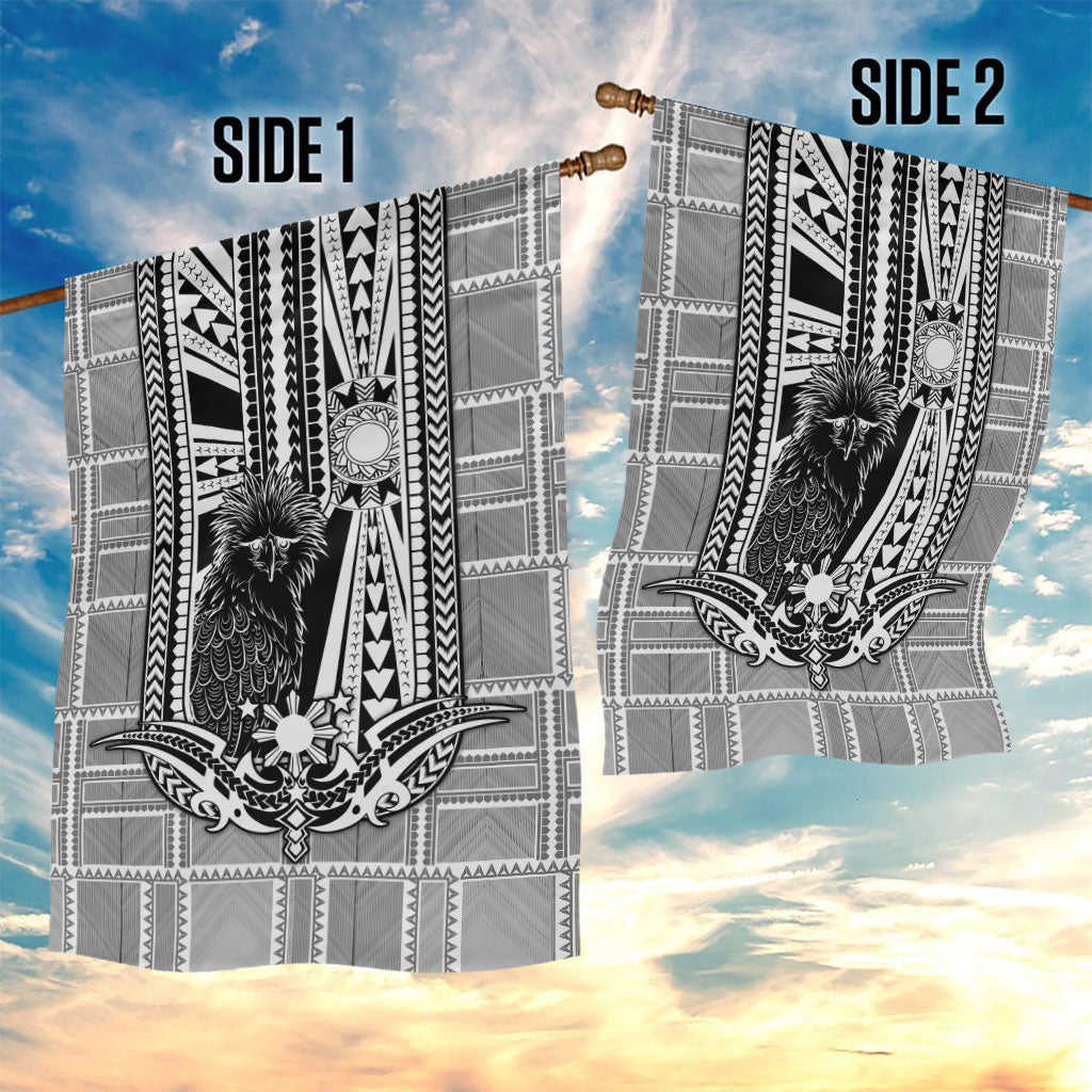 Mabuhay Philippines Festival Garden Flag Philippine Eagle Sun Three Stars Barong Pattern DT05 - Polynesian Pride