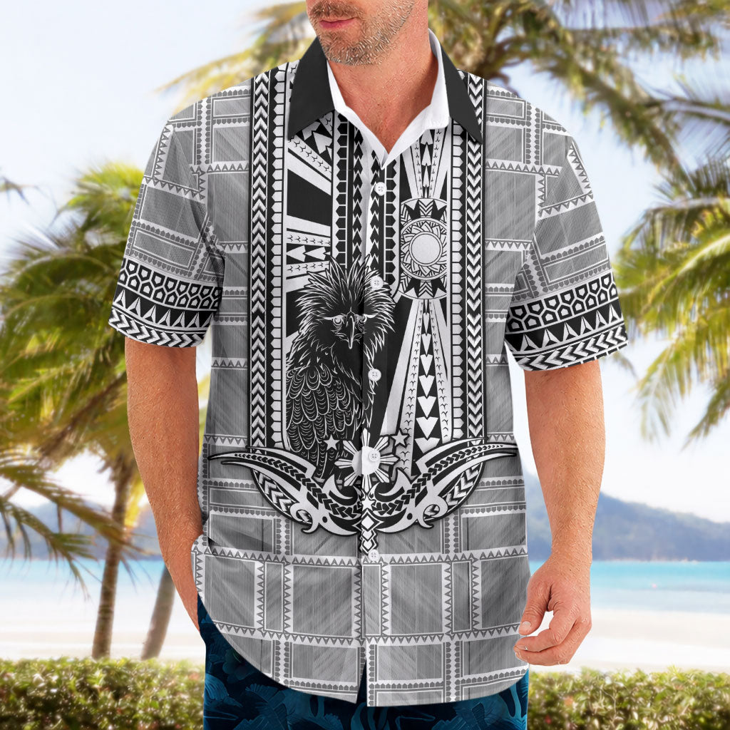 Mabuhay Philippines Festival Hawaiian Shirt Philippine Eagle Sun Three Stars Barong Pattern DT05 - Polynesian Pride