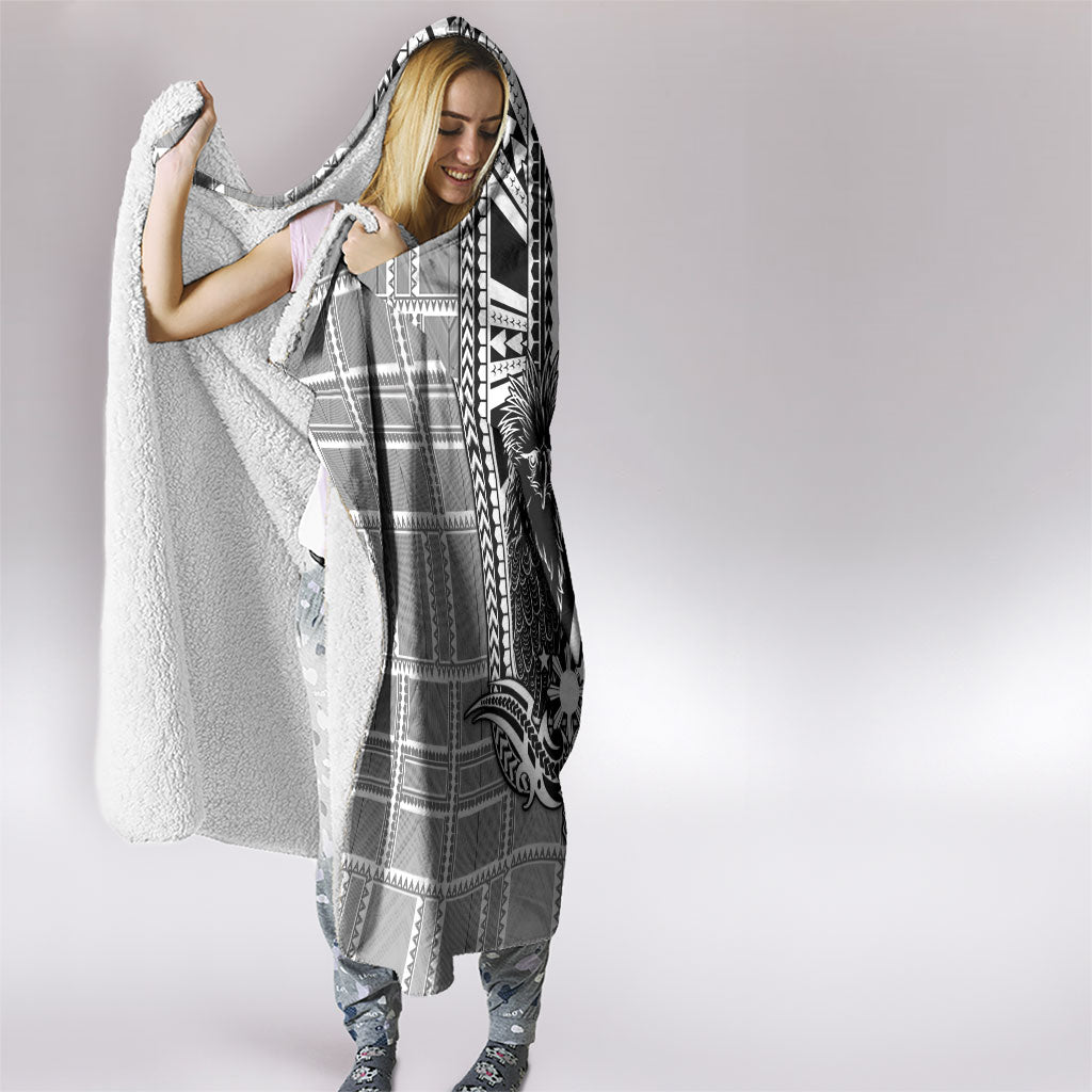 Mabuhay Philippines Festival Hooded Blanket Philippine Eagle Sun Three Stars Barong Pattern DT05 - Polynesian Pride
