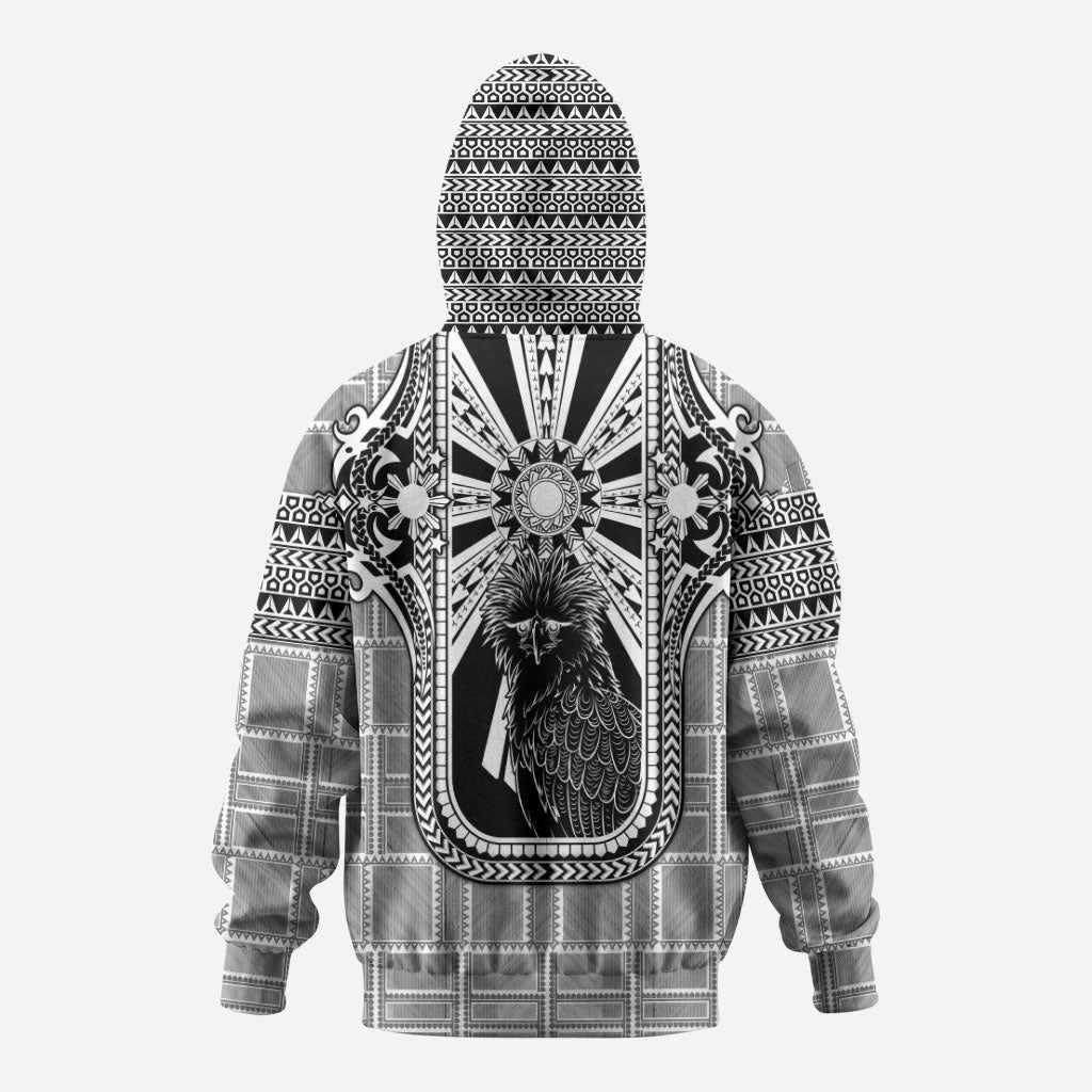 Mabuhay Philippines Festival Hoodie Philippine Eagle Sun Three Stars Barong Pattern DT05 - Polynesian Pride