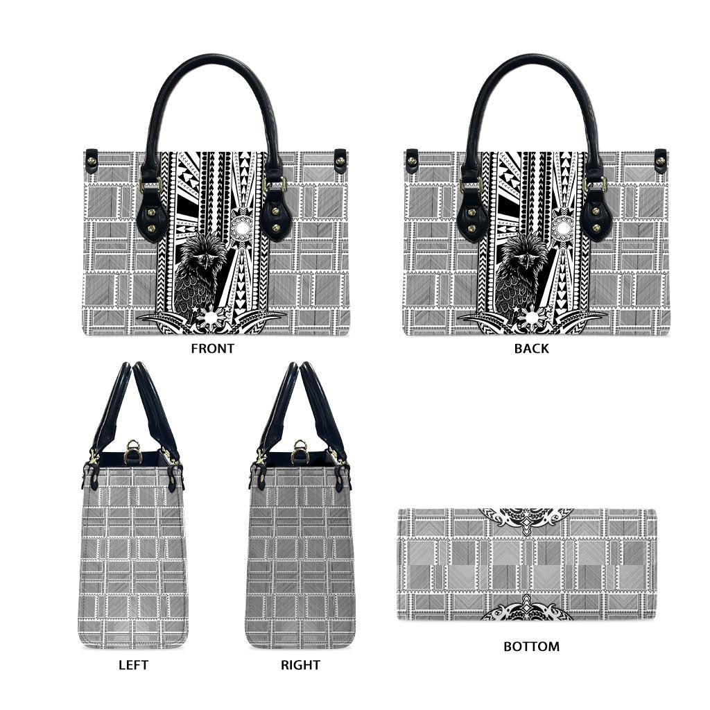 Mabuhay Philippines Festival Leather Bag Philippine Eagle Sun Three Stars Barong Pattern DT05 - Polynesian Pride