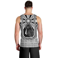 Mabuhay Philippines Festival Men Tank Top Philippine Eagle Sun Three Stars Barong Pattern DT05 - Polynesian Pride