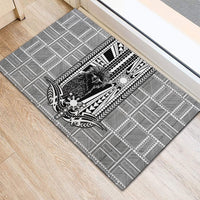 Mabuhay Philippines Festival Rubber Doormat Philippine Eagle Sun Three Stars Barong Pattern DT05 - Polynesian Pride