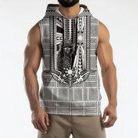 Mabuhay Philippines Festival Sleeveless Hoodie Philippine Eagle Sun Three Stars Barong Pattern DT05 - Polynesian Pride