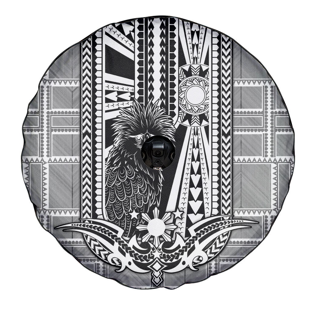 Mabuhay Philippines Festival Spare Tire Cover Philippine Eagle Sun Three Stars Barong Pattern DT05 - Polynesian Pride