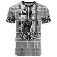 Mabuhay Philippines Festival T Shirt Philippine Eagle Sun Three Stars Barong Pattern DT05 Gray - Polynesian Pride