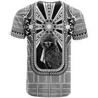 Mabuhay Philippines Festival T Shirt Philippine Eagle Sun Three Stars Barong Pattern DT05 - Polynesian Pride