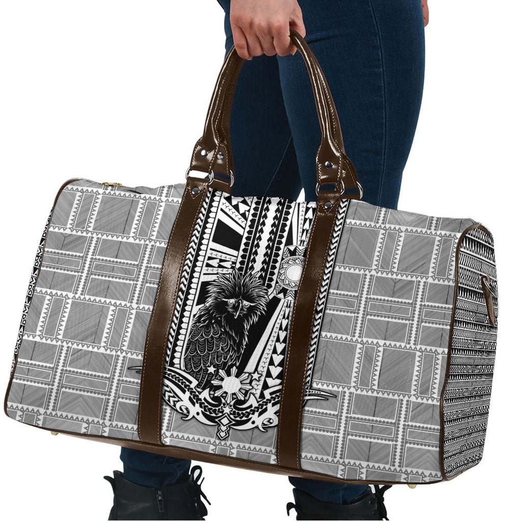Mabuhay Philippines Festival Travel Bag Philippine Eagle Sun Three Stars Barong Pattern DT05 - Polynesian Pride
