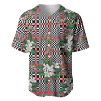 Red Binakol Motifs With Jasminum Sambac Baseball Jersey Mabuhay Philippines Festival DT05 Red - Polynesian Pride