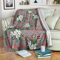 Red Binakol Motifs With Jasminum Sambac Blanket Mabuhay Philippines Festival DT05 Red - Polynesian Pride
