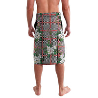Red Binakol Motifs With Jasminum Sambac Lavalava Mabuhay Philippines Festival DT05 - Polynesian Pride