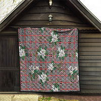 Red Binakol Motifs With Jasminum Sambac Quilt Mabuhay Philippines Festival DT05 - Polynesian Pride